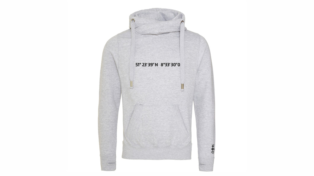 1417 HOODIE CROSS-NECK 'GeoDaten'
