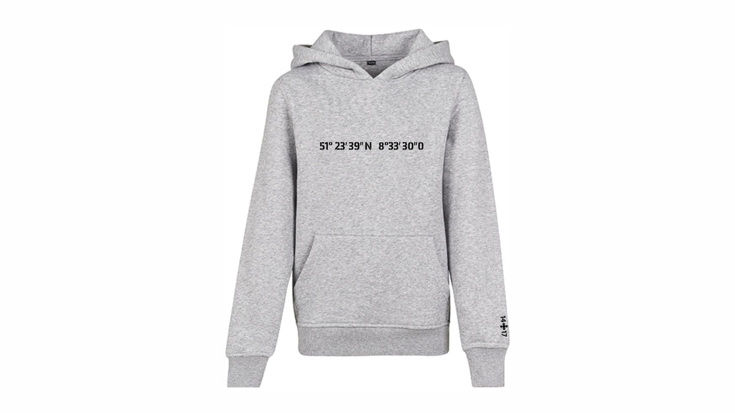 1417 HOODIE KIDS 'GeoDaten'