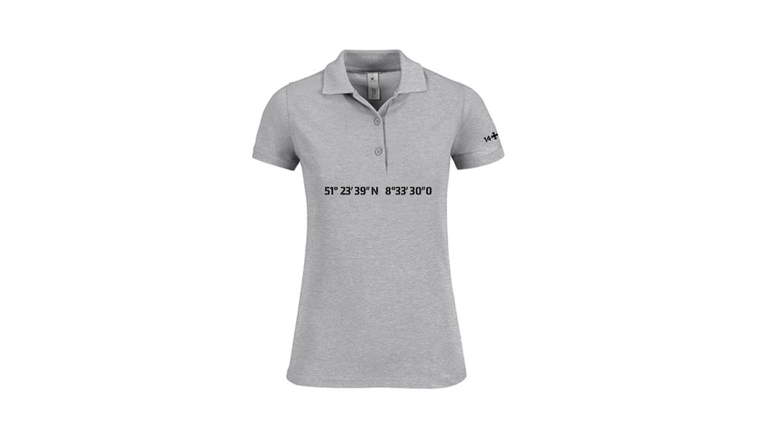 1417 POLO-SHIRT WOMEN 'GeoDaten'